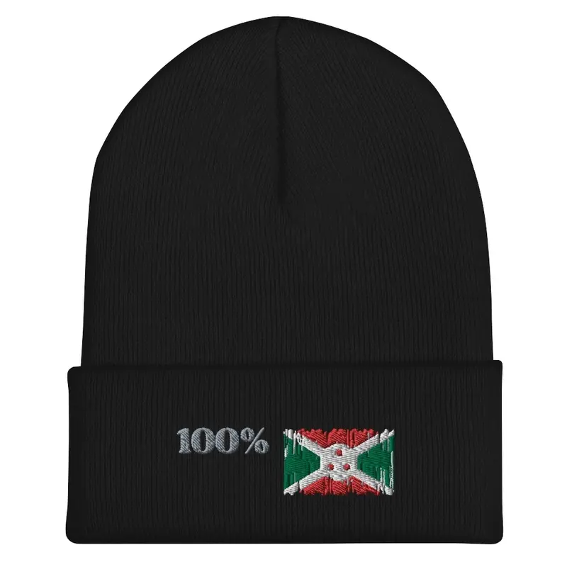 100% burundian Beanie